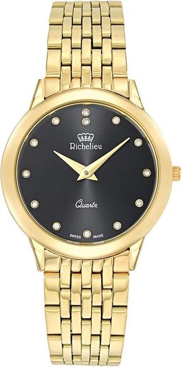 Produktbild Richelieu Klassische schwarze Richelieu-Uhr (32 mm)