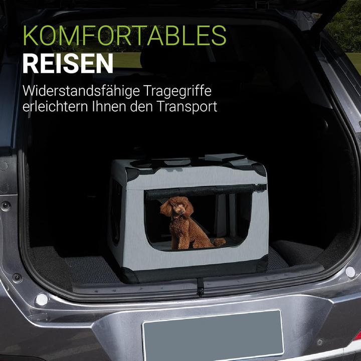 Image du produit Hauptner Caisse de transport pour chiens (pliable) (Chien, Fermeture de sécurité, Lavable, Respirant)