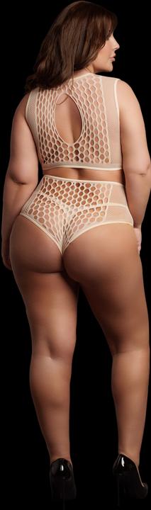 Image du produit Le Désir Ensemble Soutien-gorge Duo Net Key-Hole - Queen Size (XL, XXL, 3XL, 4XL)