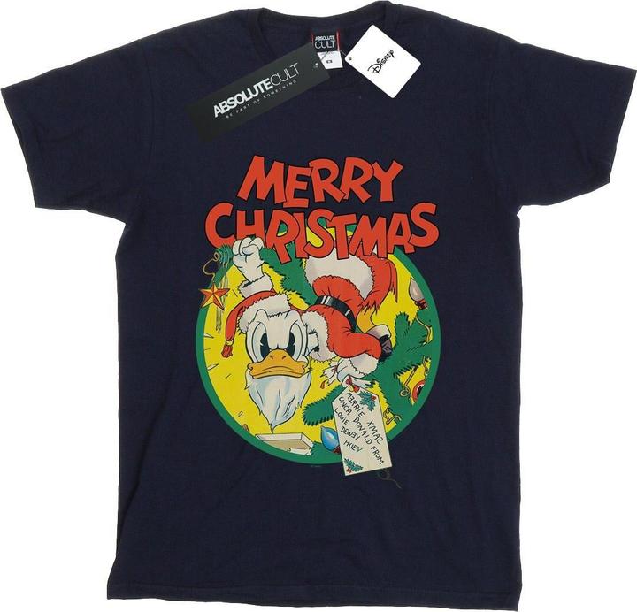 Disney Donald Duck Merry Christmas TShirt Jungen