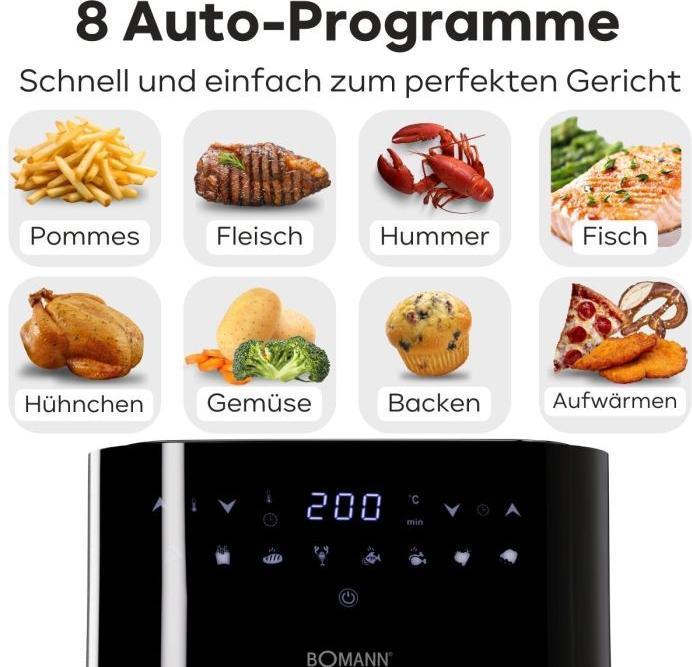 Actual product image Bomann Hot air fryer