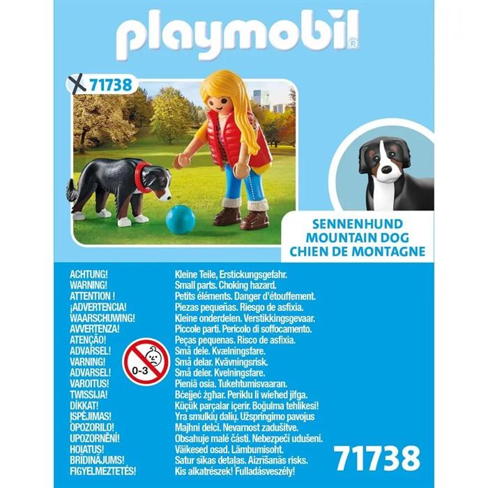Actual product image Playmobil 71738 Woman with mountain dog (71738, Playmobil My Life)