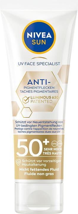 Produktbild NIVEA Sun Sun UV Face Luminous Anti-Pigments (Sonnencreme Gesicht, SPF 50, 40 ml, 500 g)