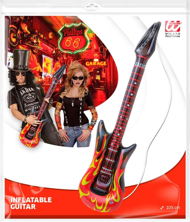 Produktbild Widmann Aufblasbare Flammen Gitarre