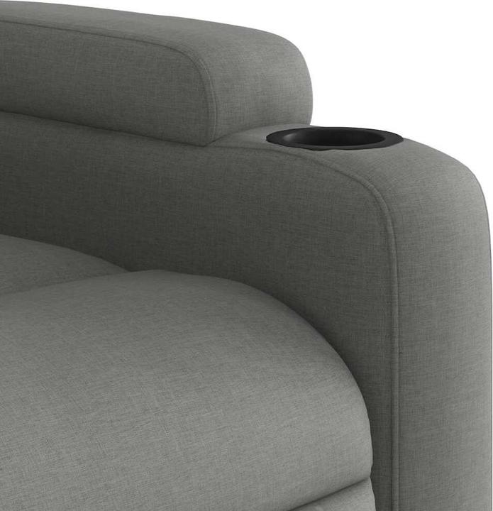 Image du produit VidaXL Fauteuil de massage gris foncé Tissu,Couleur : gris foncé,Matériaux