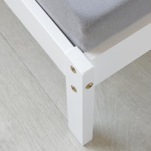 Image du produit Homestyle4u Lit en bois Lit d'adolescent Lit de jour Lit simple (90 x 200 cm)