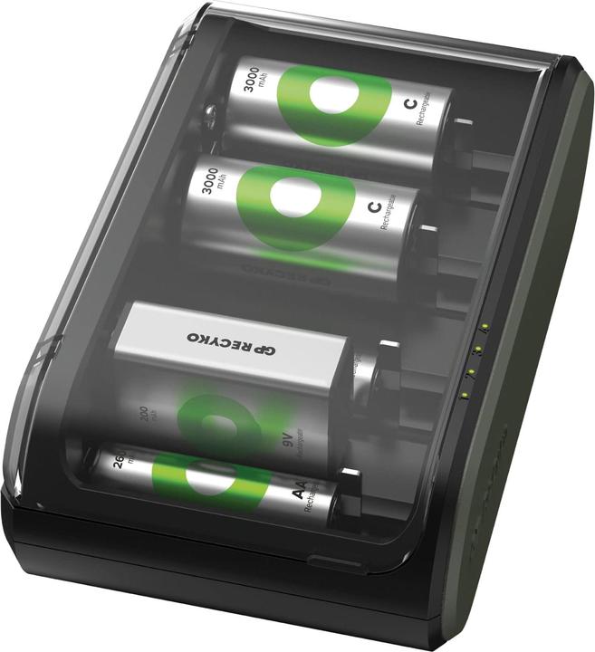 Produktbild GP Batteries Battery Recharger (1 Stk., AA, AAA, C, D, Akku)