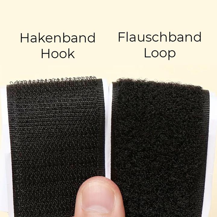 Actual product image König Design Velcro tape extra strong self-adhesive Dimensions selectable Velcro fastener 15 - 50 mm (20 mm)
