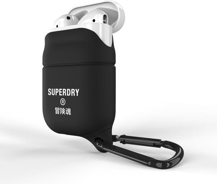 Produktbild Superdry AirPods Cover Waterproof czarny /black 41692 (Kopfhörer Tasche)
