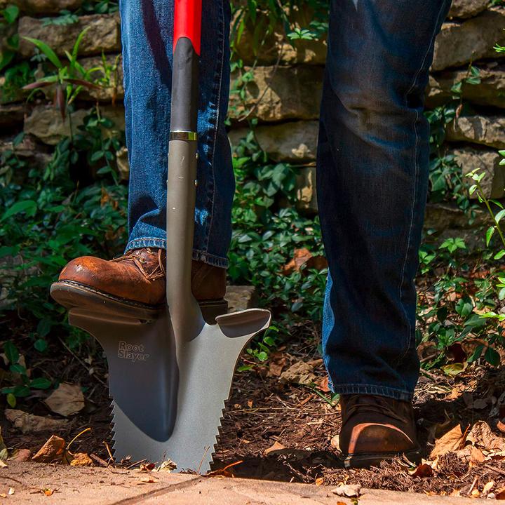 Image du produit Root Slayer Garden Spade avec lame de couteau