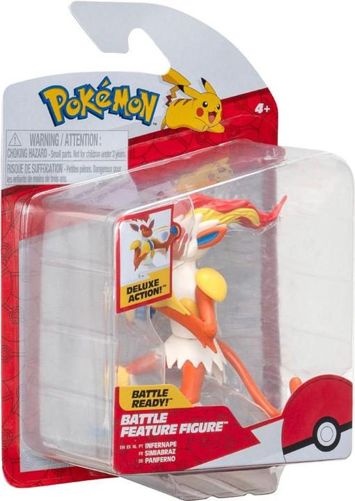 Actual product image Jazwares Pokémon PKW2670 4.5" Battle Figure-Infernape