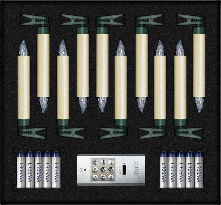 Produktbild Krinner LED Christbaumkerze Superlight Starter-Set (10 x)