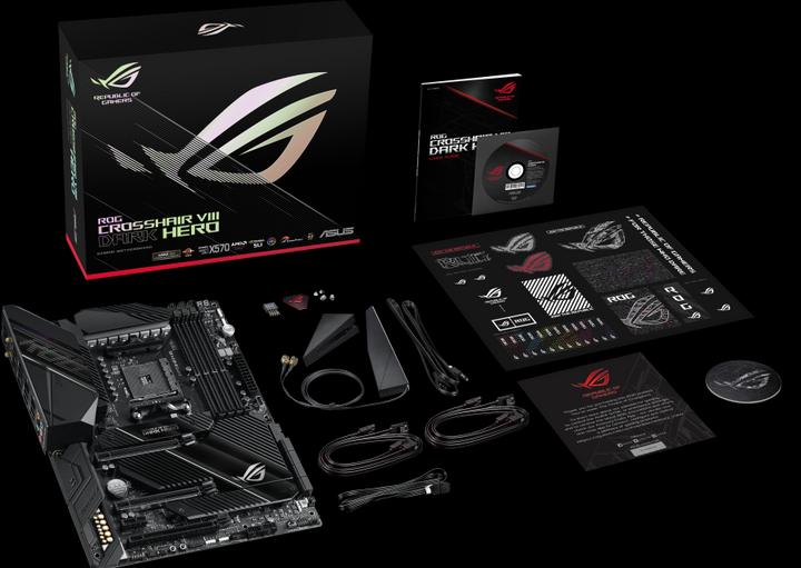 Produktbild ASUS Rog Crosshair Viii Dark Hero (AM4, AMD X570, ATX)