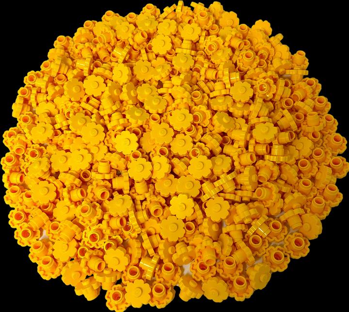 Immagine prodotto LEGO 1x1 Fiore giallo - 250 pezzi - Fiore giallo 98262 (98262, Accessori LEGO)