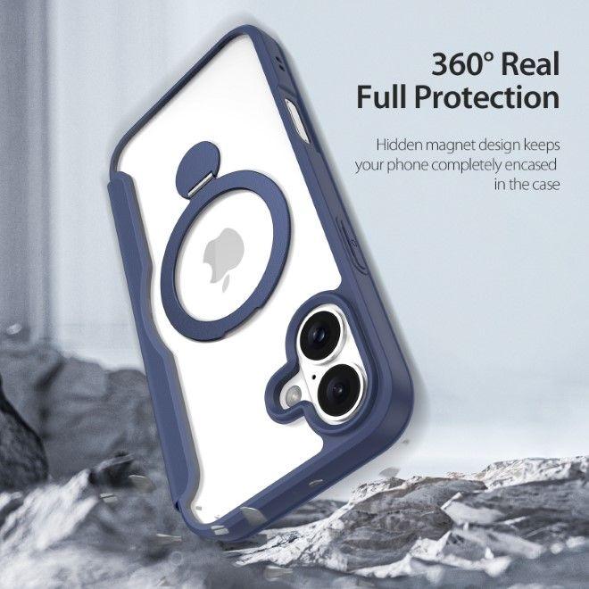 Produktbild Dux Ducis Skin X Pro 360° Ring Stand Series Lederhülle (Apple iPhone 16)