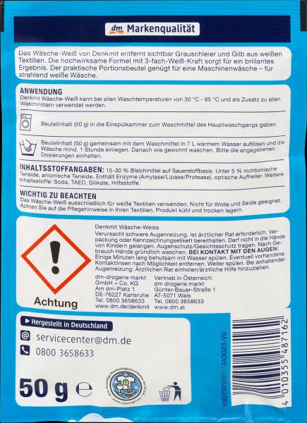 Immagine prodotto dm Denkmit Lavanderia-bianco (1 Cicli di lavaggio)