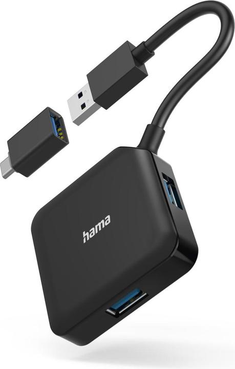 Produktbild Hama USB 3.2 Hub (USB-A, USB-C, 4 Ports)