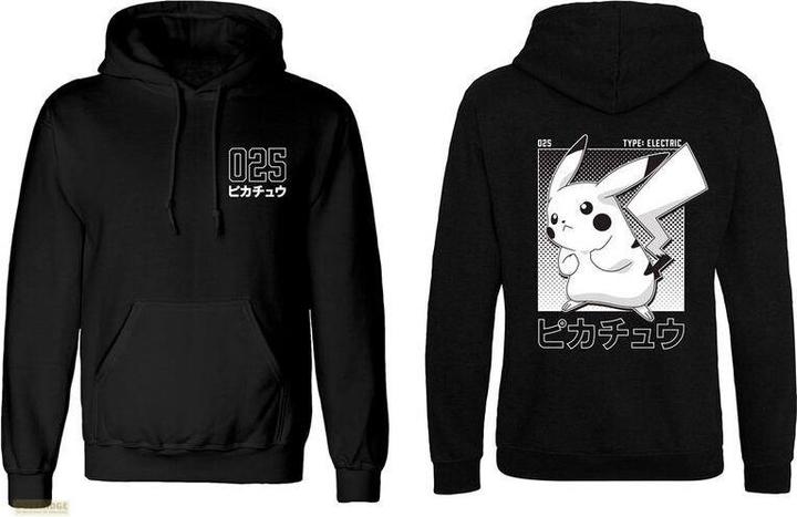 Immagine prodotto Heroes Inc Maglia con cappuccio Pokemon Halftone Pikachu (M) (M)