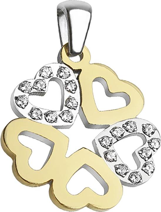 Image du produit Star Piercing Pendentif argent cinq coeurs (Acier chirurgical 316L)