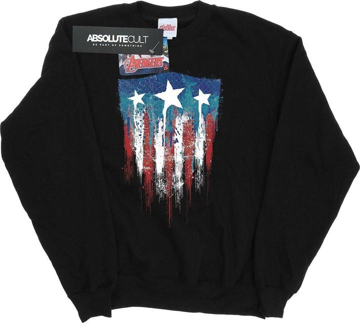 Image du produit - Sweat CAPTAIN AMERICA FLAG SHIELD - Garçon (128)