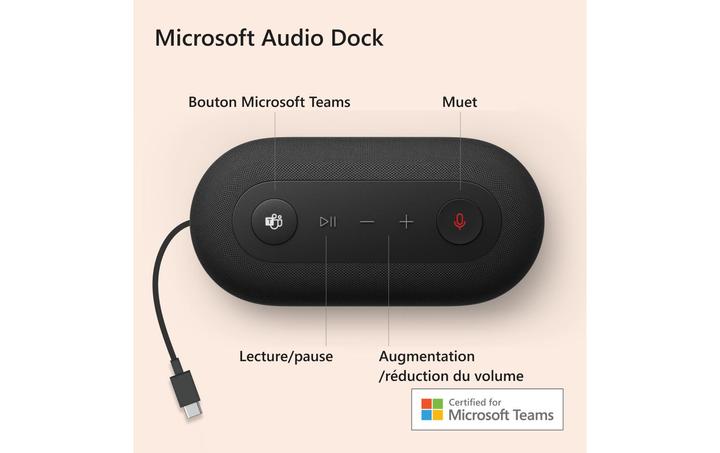 Actual product image Microsoft Audio Dock (USB-C, 5 Ports)