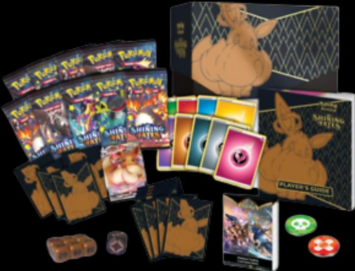 Actual product image Pokémon Shining Fates (English, Elite / Top Trainer Box)