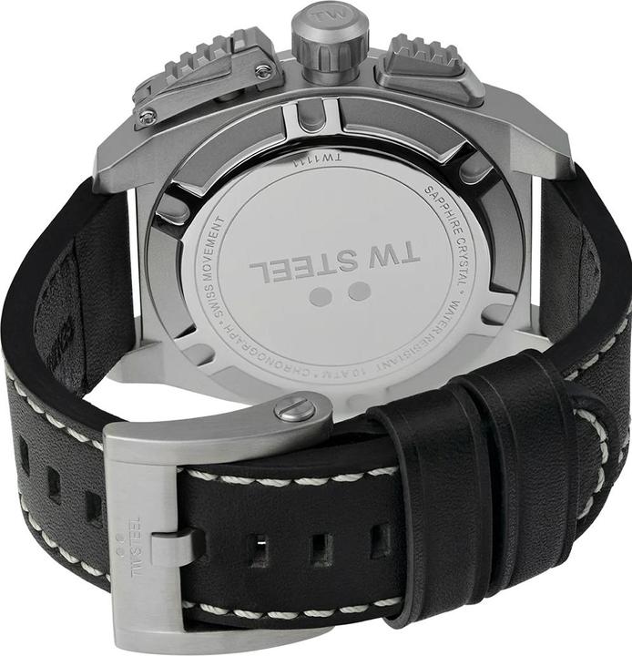 Actual product image TW-Steel TW1111 Canteen Chronograph Men's Watch 46mm 10ATM (Chronograph, 46 mm)