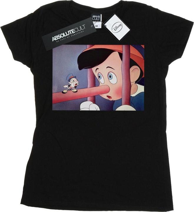 Immagine prodotto Disney Pinocchio Nose Still Maglietta Donna (XXL)