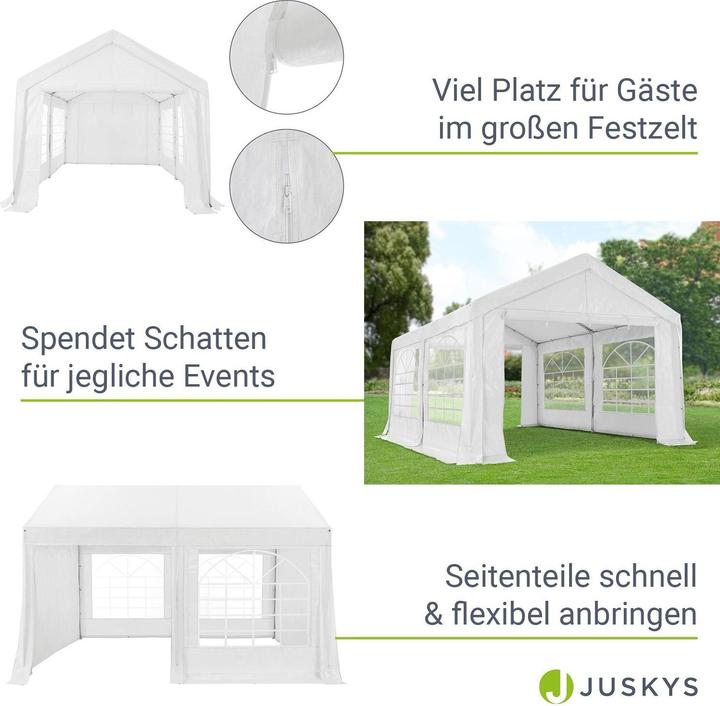Immagine prodotto Juskys Tenda per feste di gala (400 cm, 300 cm)