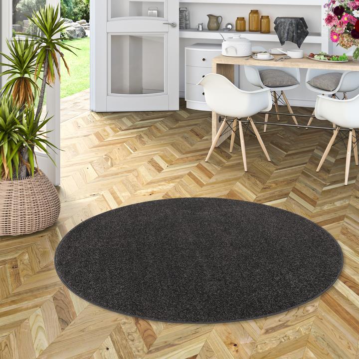 Produktbild Snapstyle Teppich Hochflor Shaggy Cottage (Ø 133 cm)