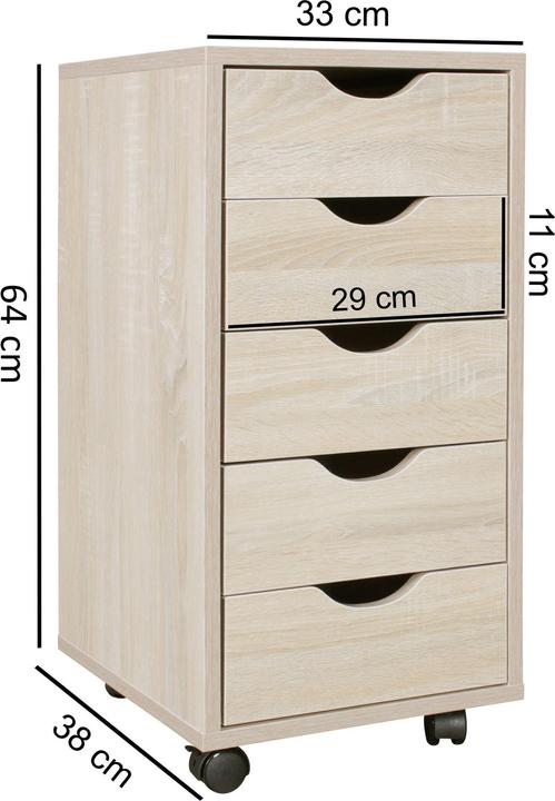 Produktbild Wohnling Mina (33 x 38 x 68 cm)