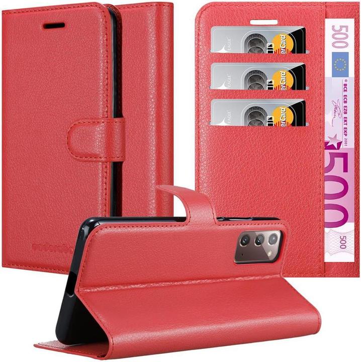 Actual product image Cadorabo Book with stand function cover (Samsung Galaxy Note 20)