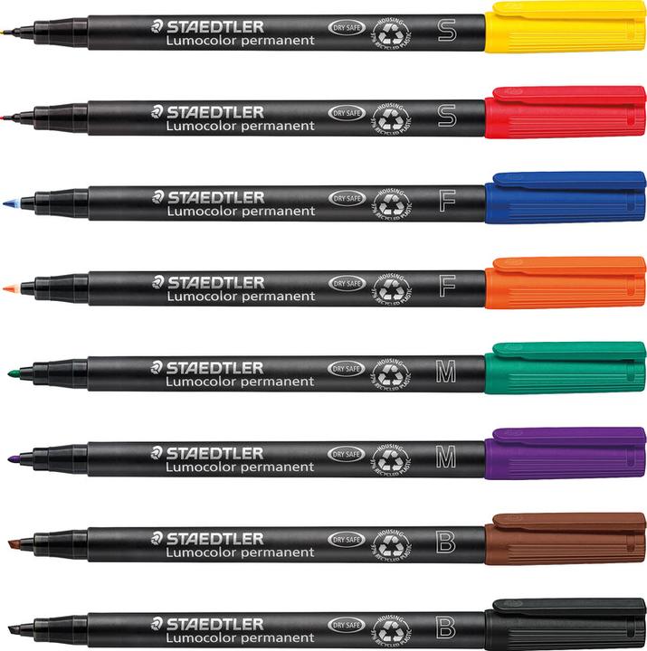 Produktbild Staedtler Lumocolor permanent (Schwarz, 0.60 mm, 1 x)