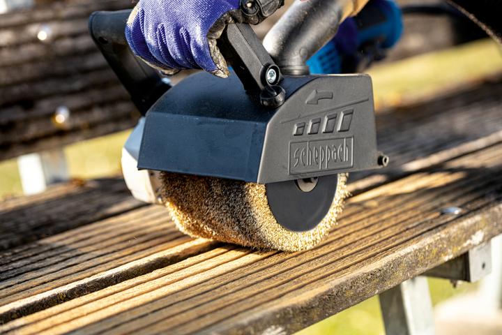 Produktbild Scheppach Metalldrahtbürste