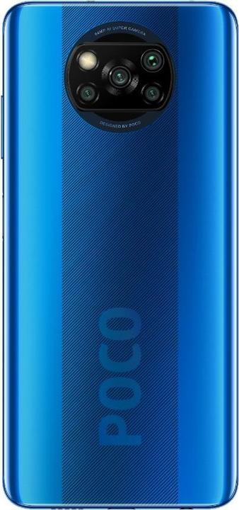 Produktbild Xiaomi Poco X3 (128 GB, Cobalt Blue, 6.67", Hybrid Dual SIM, 64 Mpx, 4G)