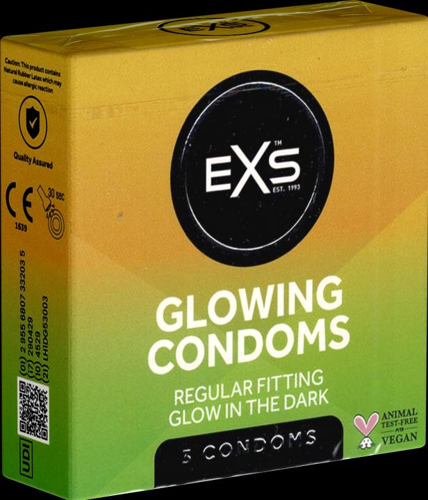 Actual product image Pipedream Glowing Condoms (3 pcs.)
