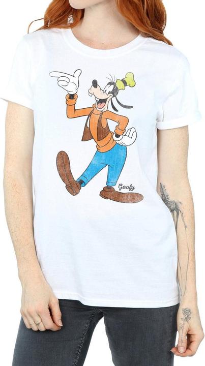Produktbild Disney Womens/Ladies Classic Goofy Cotton Boyfriend T-Shirt (M)