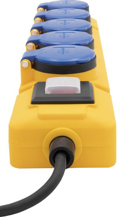 Actual product image Brennenstuhl Steckbatterie BRENNNESTUHLl IP55 (5 x, Type 13, 5 m)