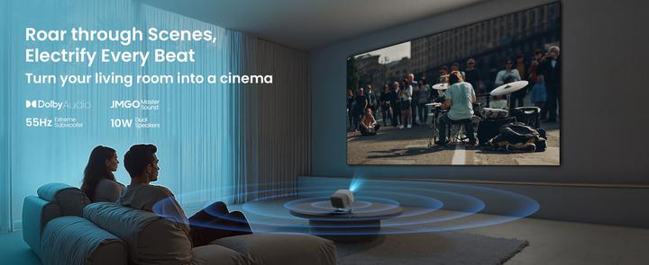 Actual product image JMGO N1S SE LED DLP Projector 800 ISO 1080P GTV (Full HD+, 800 lm, 1.2:1)