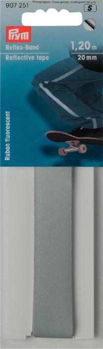 Actual product image Prym Reflective tape 20 mm, card 1.2 m, self-adhesive
