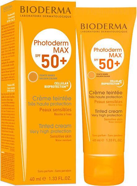 Produktbild Bioderma Photoderm Creme SPF 50+ - Light skin sunscreen - 40ml (Sonnencreme Gesicht, SPF 50, 40 ml, 150 g)