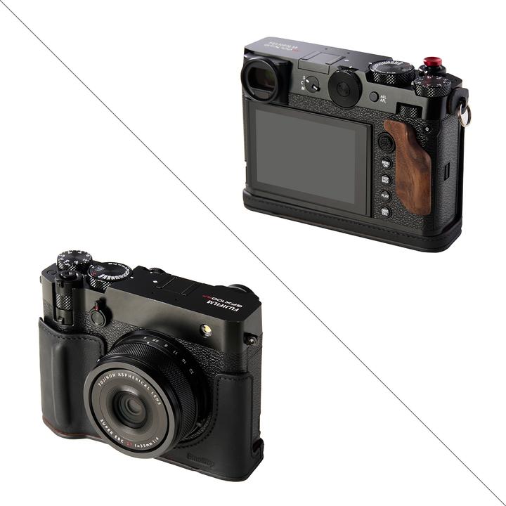 SmallRig Ledertaschen-Kit für FUJIFILM GFX100RF Schwarz (Sac à bandoulière pour appareil photo)