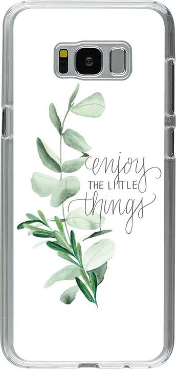 Produktbild PhoneLook Hülle transparent Enjoy the little things (Samsung Galaxy S8+)