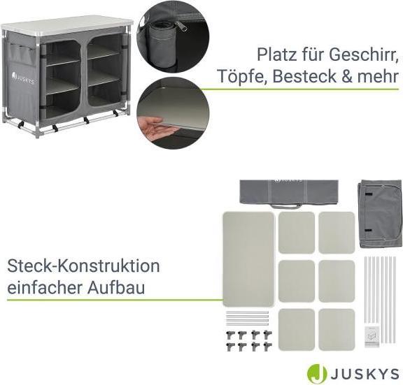 Produktbild Juskys Faltbarer Campingschrank Ruda