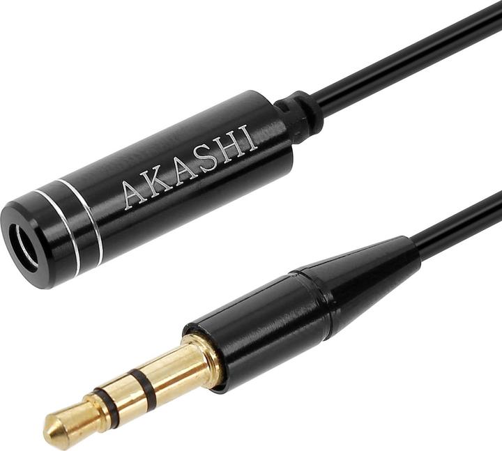Actual product image Akashi 3.5mm / 3.5mm audio jack cable (1 m, 3.5mm jack (AUX))