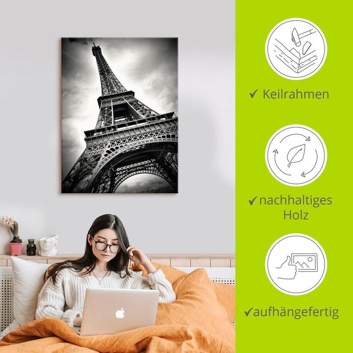 Actual product image Artland Eiffel Tower Paris Q2ZC (45 x 60 cm)