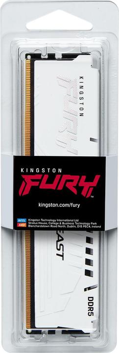 Immagine prodotto Kingston D5 16GB 5200-36 Beast EXPO wh KFY AMD EXPO (1 x 16GB, 2600 MHz, RAM DDR5, DIMM)