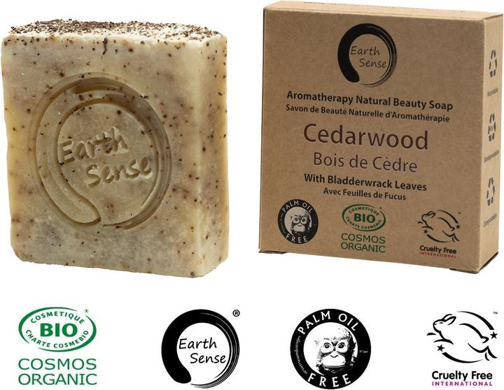 Natura Punto Sapone solido biologico senza olio di palma, min 72% di oli spremuti a freddo, profumo di legno di (Sapone duro)