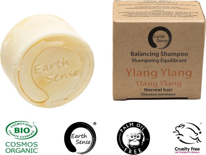 Produktbild Natura Punto Palmölfreies festes Bio-Shampoo, min. 77% kaltgepresste Öle, mit Argan-Öl & Ylang-Ylang (Festes Shampoo)