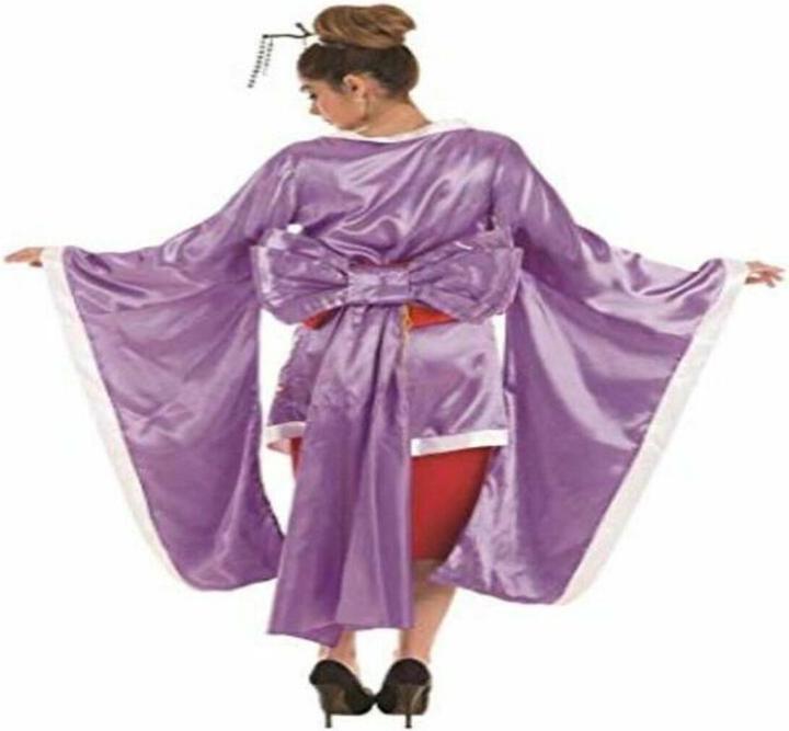 Produktbild Carnival Toys Verkleidung Geisha M/L Lila (3 Stücke) (M/L)